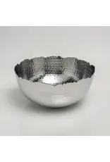 Silver Hammered Cut Edge 8" Bowl Silver Hammered Cut Edge 8" Bowl