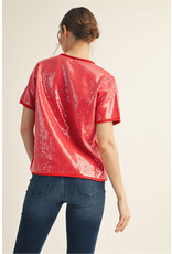 Silvi Sequin Sweater Top Silvi Sequin Sweater Top