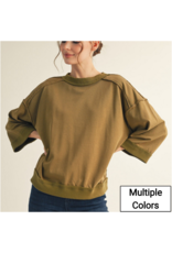 Ninetta 3/4 Sleeve Sweatshirt