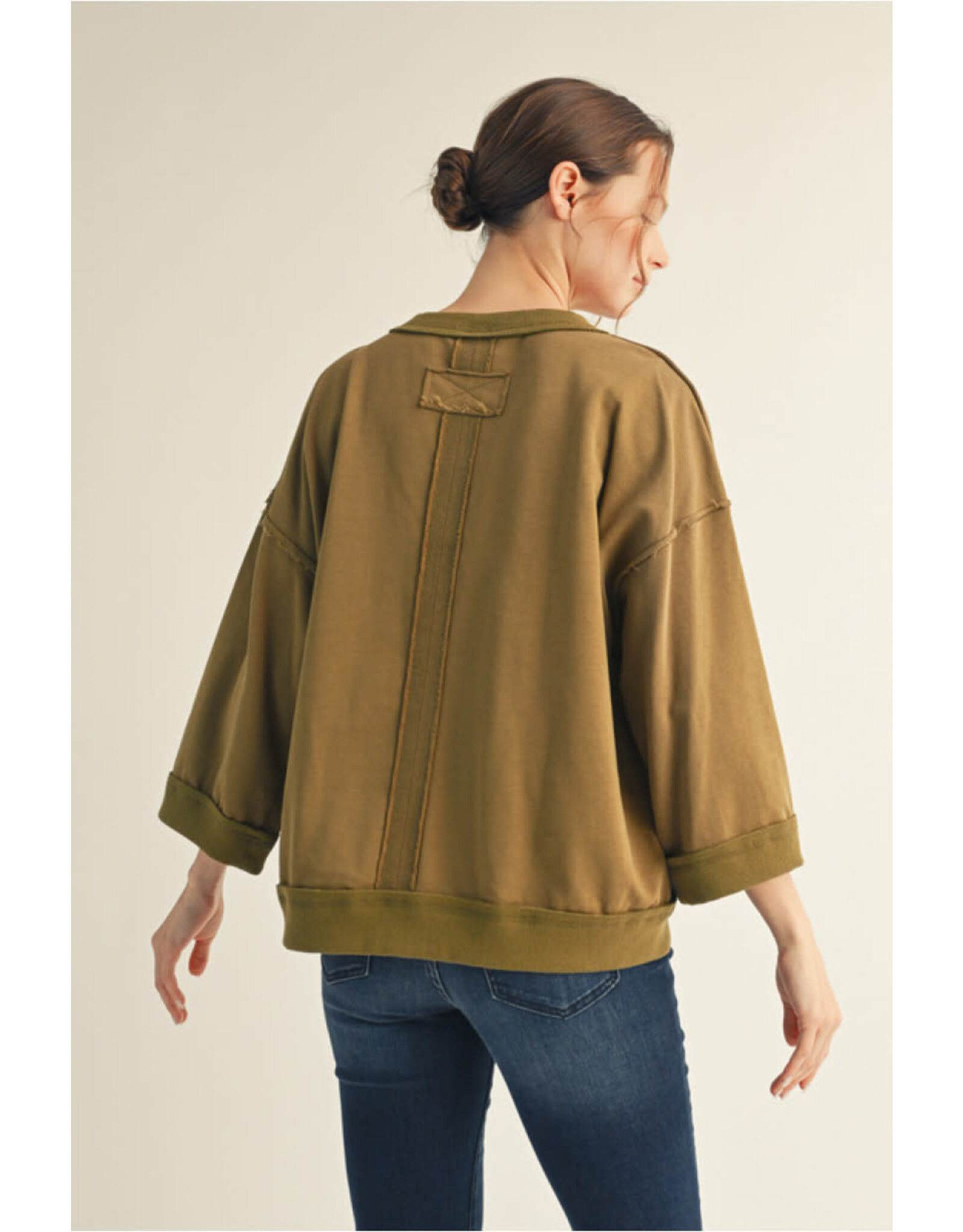 Ninetta 3/4 Sleeve Sweatshirt