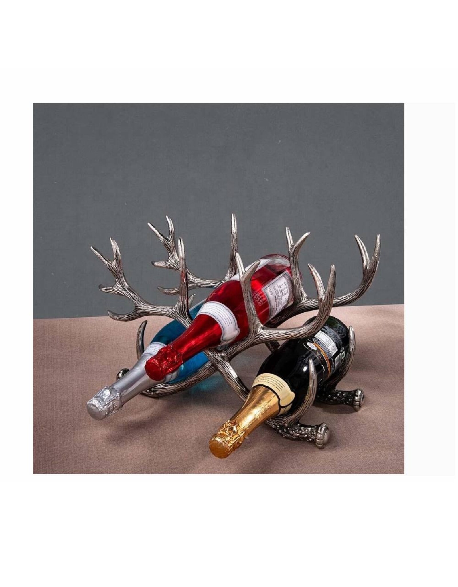 Alum Antler Wine Rack