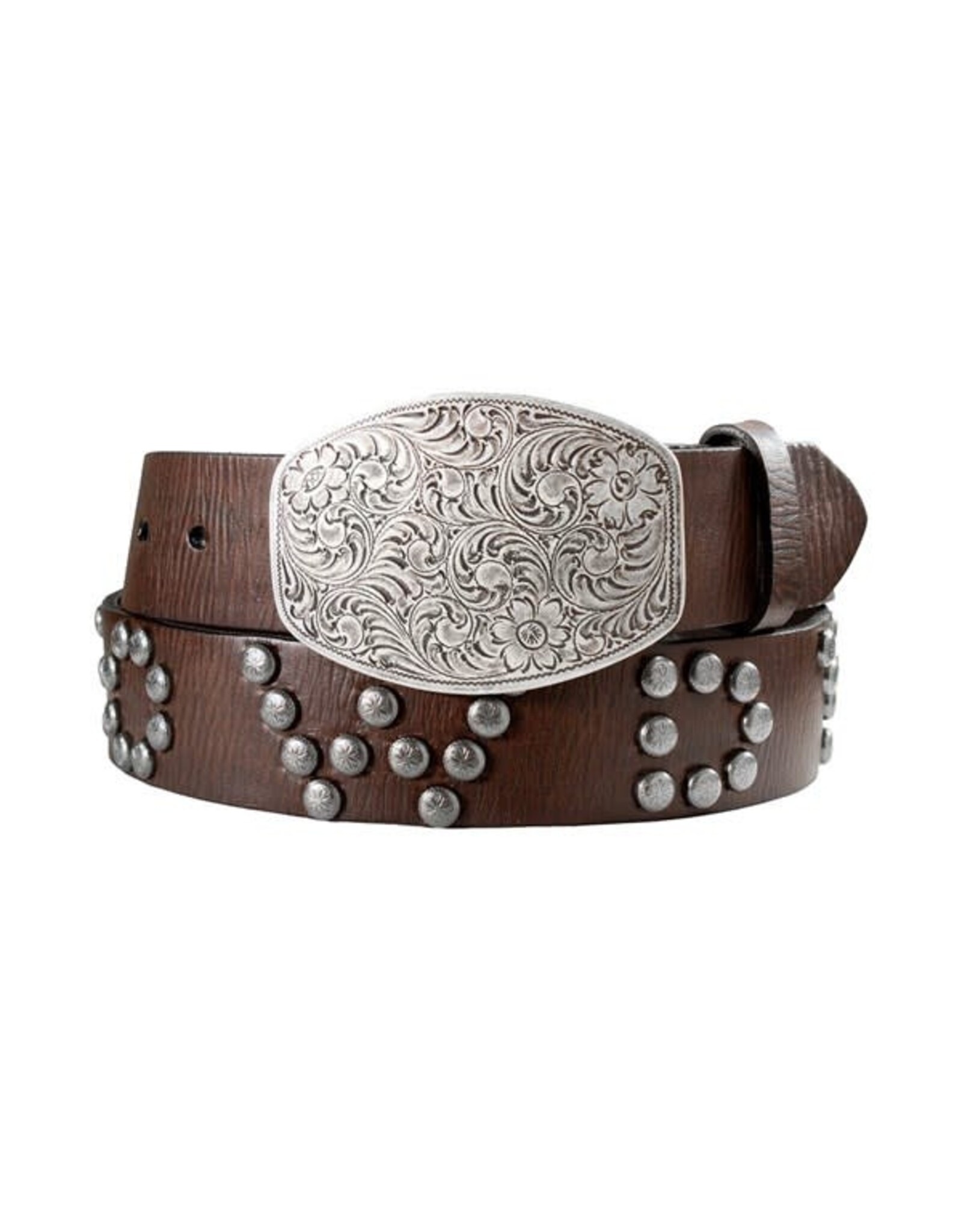 Nocona Women's Howdy Studded Leather Belt