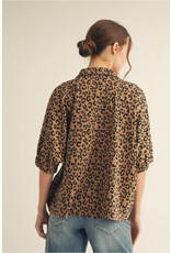Natalia Leopard Loose Fit Top