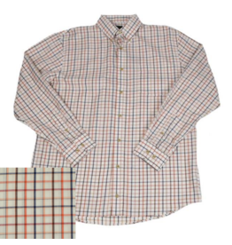 Mens Classic Fit Twill Multi Check Shirt