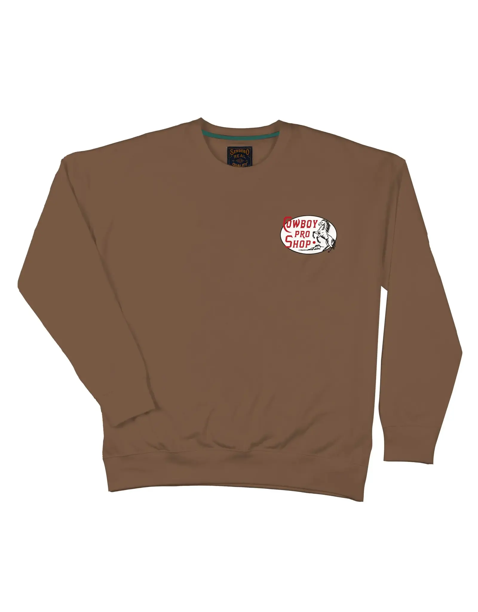 Sendero Cowboy Pro Shop Sweatshirt Light Brown