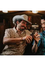 Sendero Cantina Pique Polo Yee Haw Print