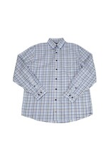 Mens Classic Fit Twill Windowpane Shirt