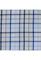 Mens Classic Fit Twill Windowpane Shirt