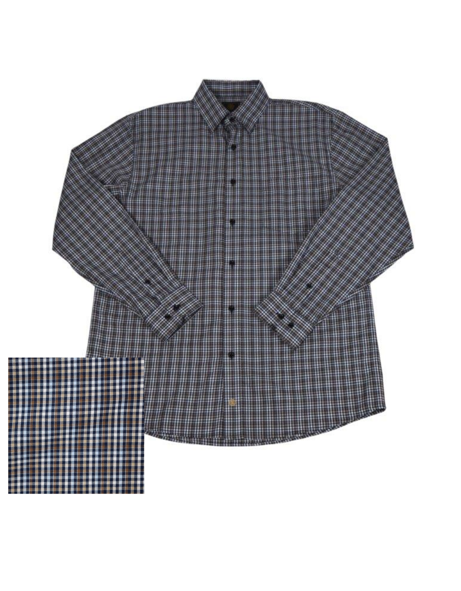 Mens Mini Check Classic Fit Shirt