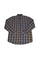 Mens Classic Fit Plaid Long Sleeve Shirt