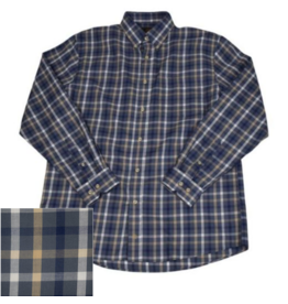 Mens Classic Fit Twill Check Shirt
