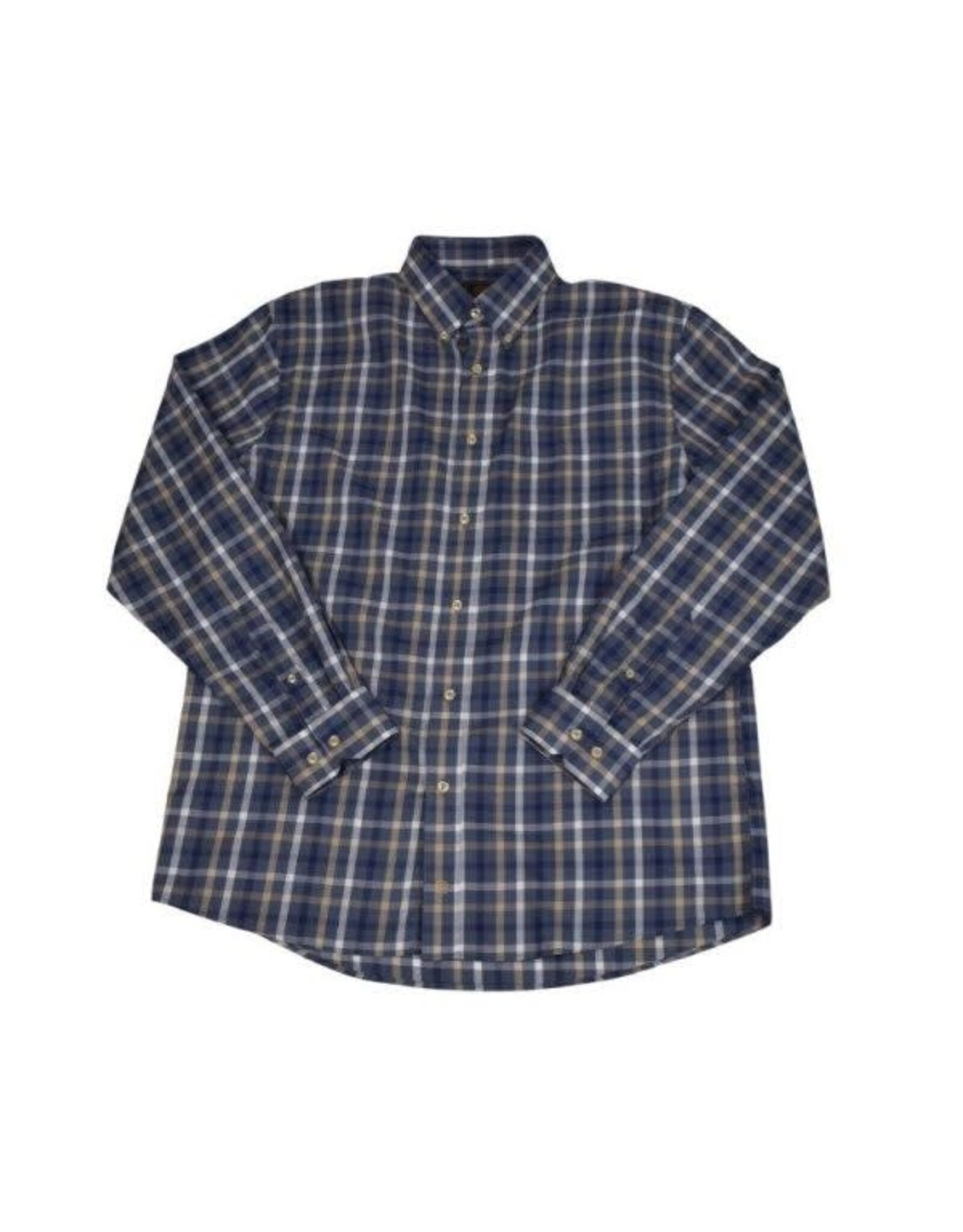 Mens Classic Fit Twill Check Shirt
