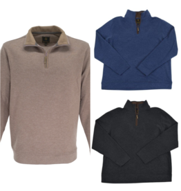 Mens Cashmere Soft Touch 1/4 Zip Sweater