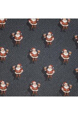 Mens Drunk- Smoke Santa Long Sleeve Stretch Shirt