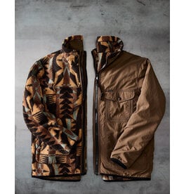 Filson FIlson Reversible Pile Fleece Jacket Brown Print
