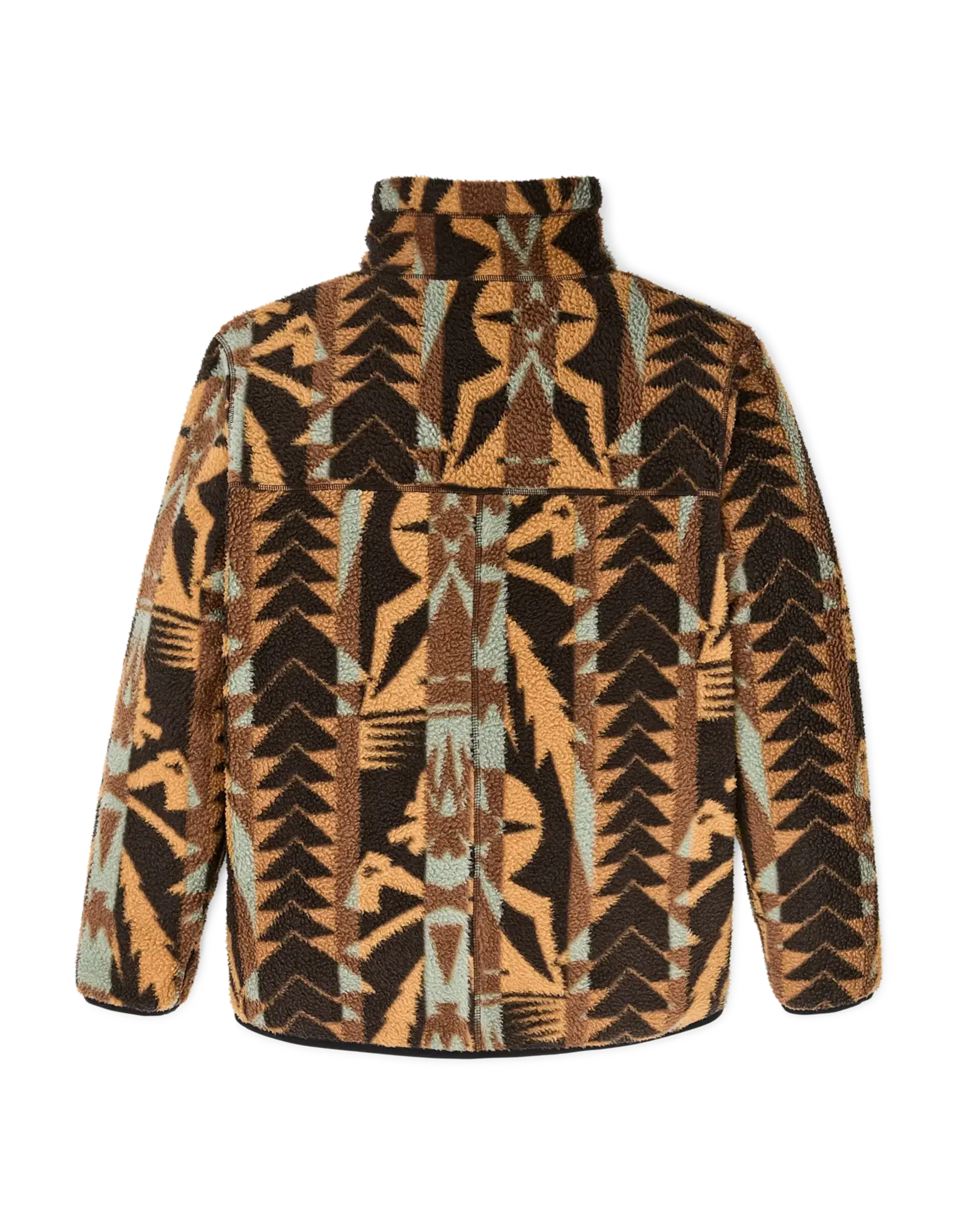 Filson FIlson Reversible Pile Fleece Jacket Brown Print