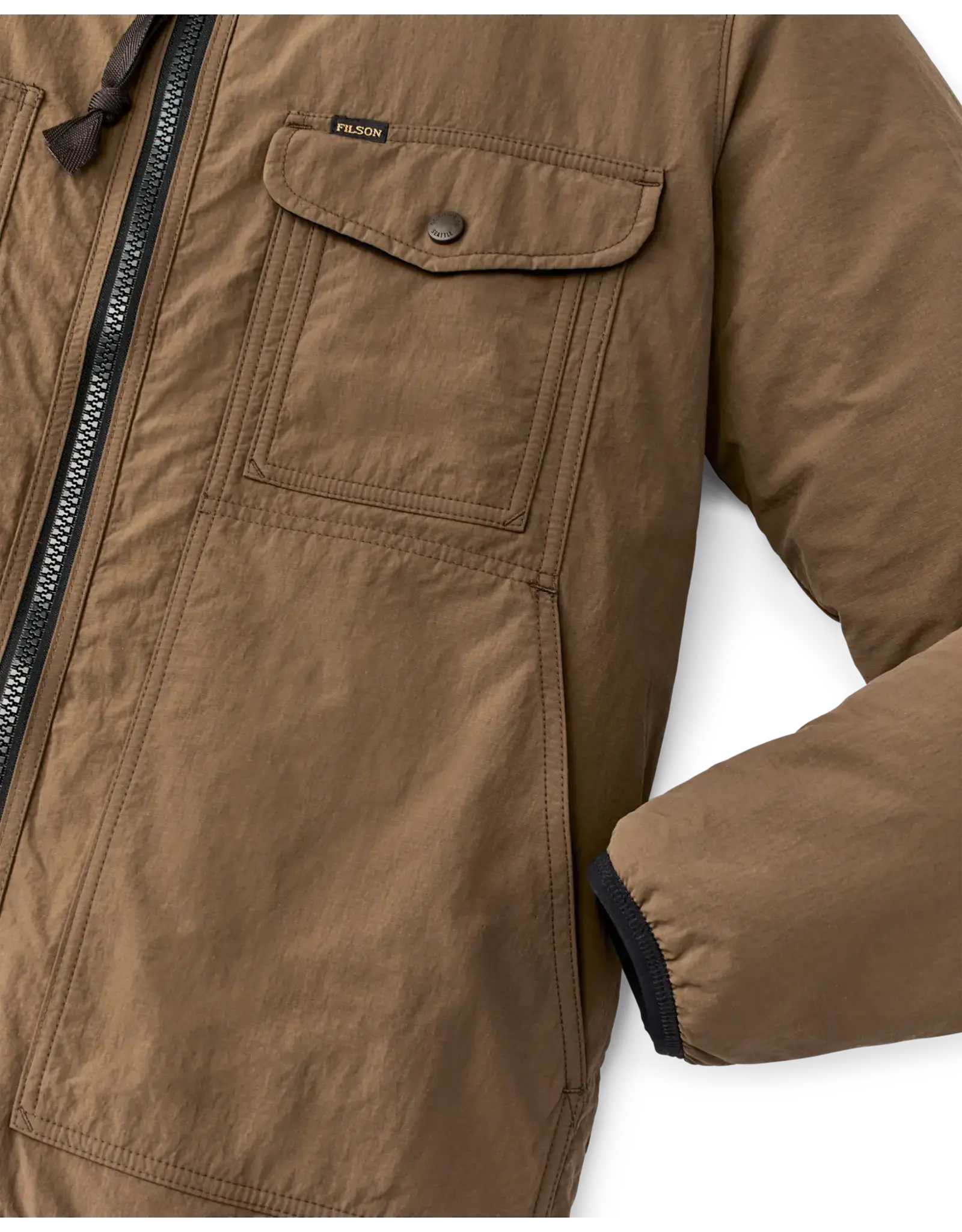 Filson FIlson Reversible Pile Fleece Jacket Brown Print