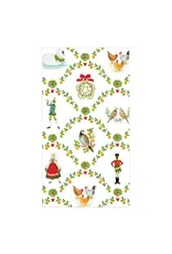 Caspari Caspari Guest Towels Paper On the Twelfth Day