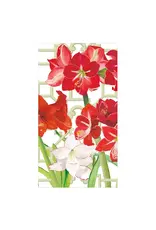 Caspari Caspari Guest Towels Paper Amayrllis Conservatory