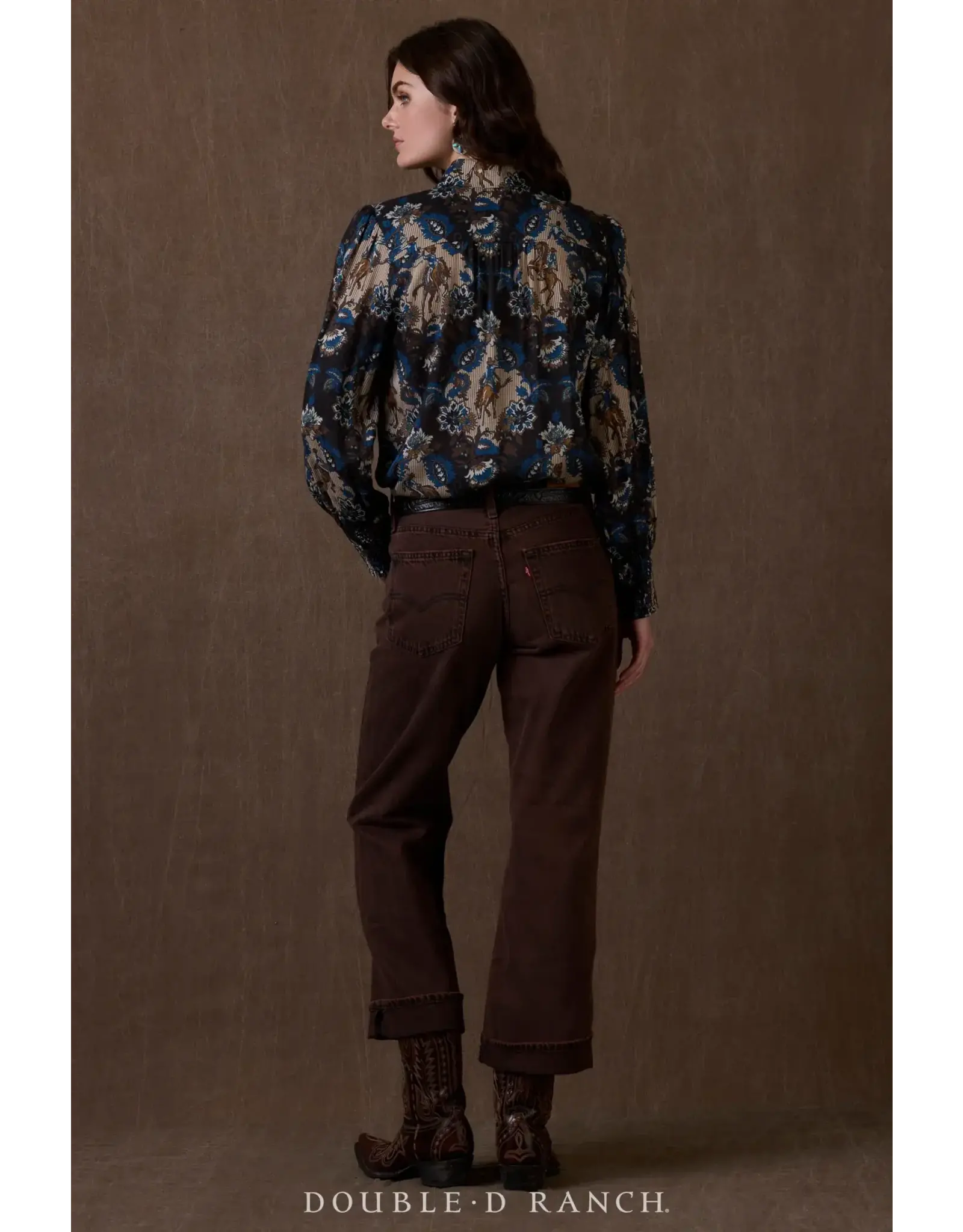 Double D Ranch Double D Ranch DeWitt's Damask Top