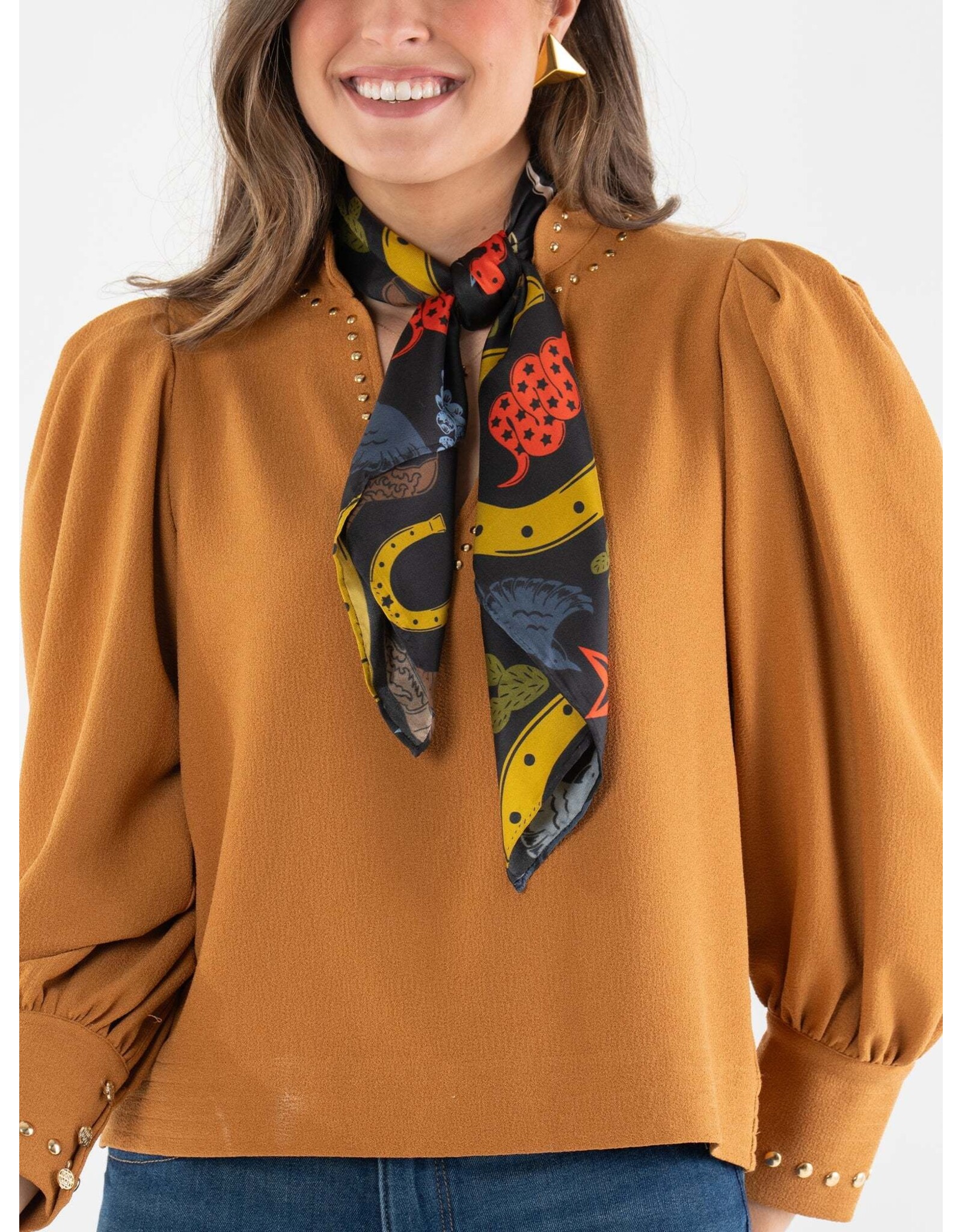 Emily McCarthy Lone Star Silk Scarf