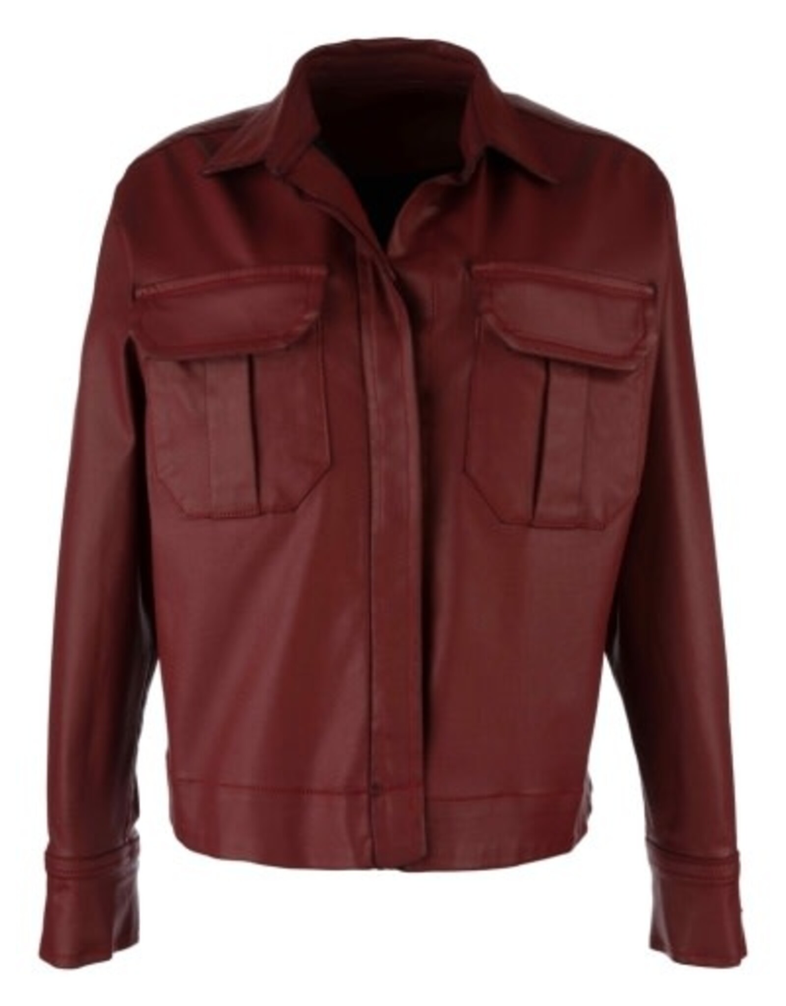 Kut from the Kloth / STS Blue KUT Remy Jacket with Patch Pocket - Red