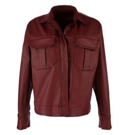 Kut from the Kloth / STS Blue KUT Remy Jacket with Patch Pocket - Red