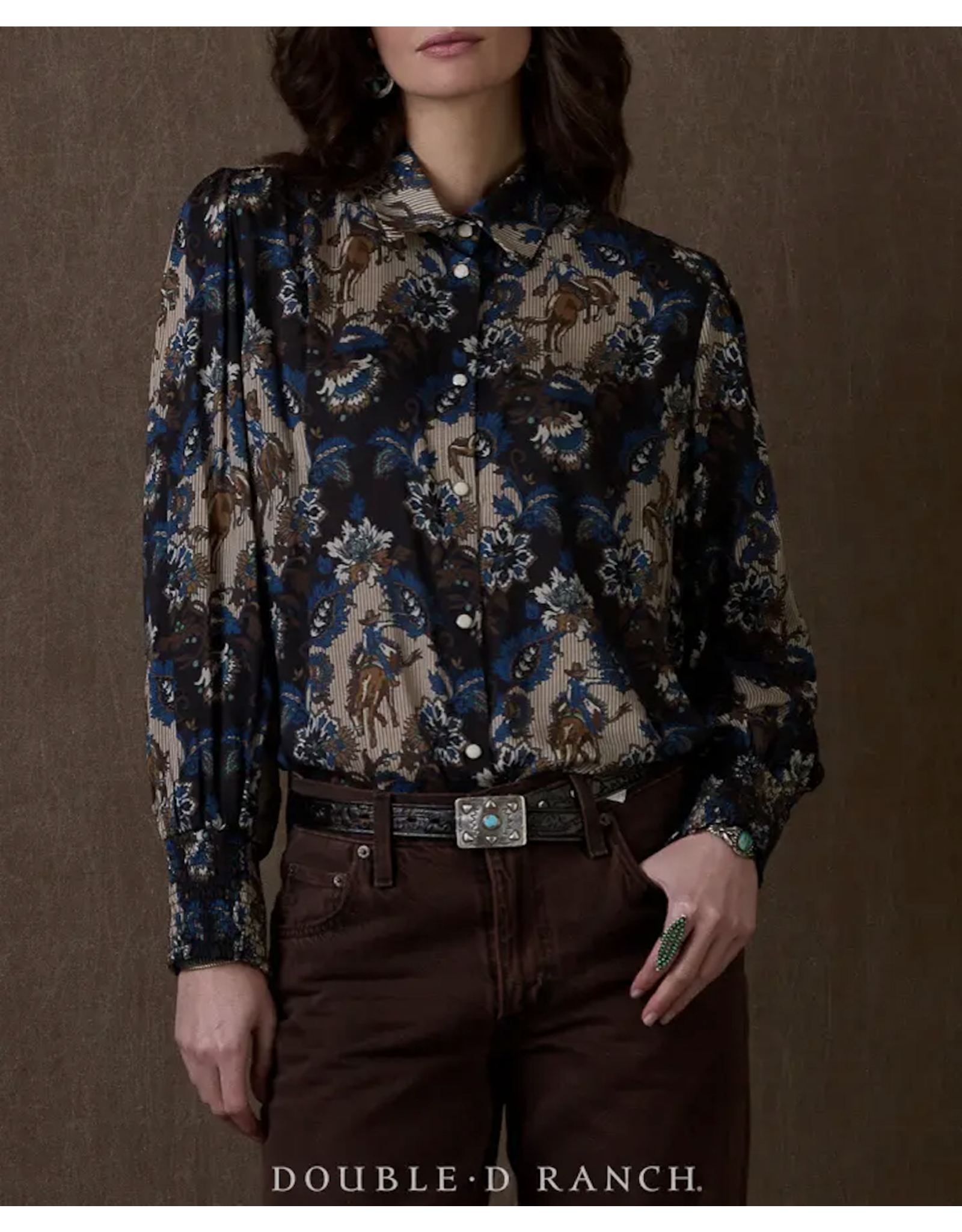 Double D Ranch Double D Ranch DeWitt's Damask Top