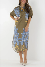 Emily McCarthy Poppy Caftan - Bluebonnet