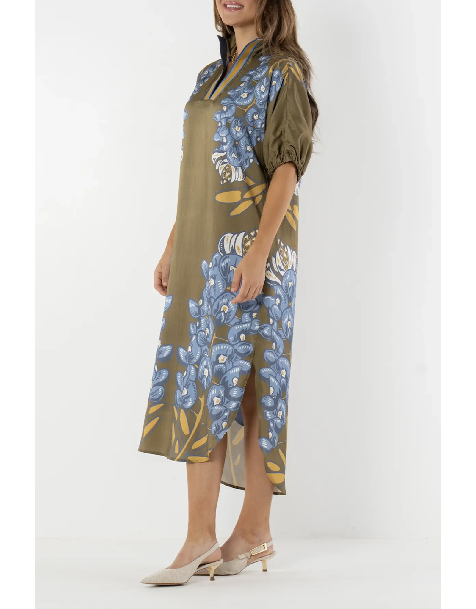 Emily McCarthy Poppy Caftan - Bluebonnet