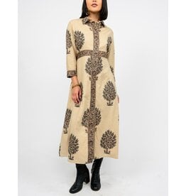 Uncle Frank Uncle Frank Tree of Life Dress Khaki