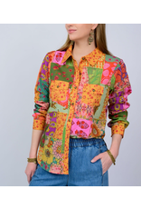 Ivy Jane Ivy Jane Patchwork Camp Shirt Multi Ivy Jane Ivy Jane Patchwork Camp Shirt Multi