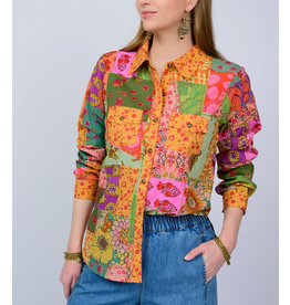 Ivy Jane Ivy Jane Patchwork Camp Shirt Multi