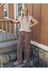 Belinda Two Tone Ribbed Knit Sweater