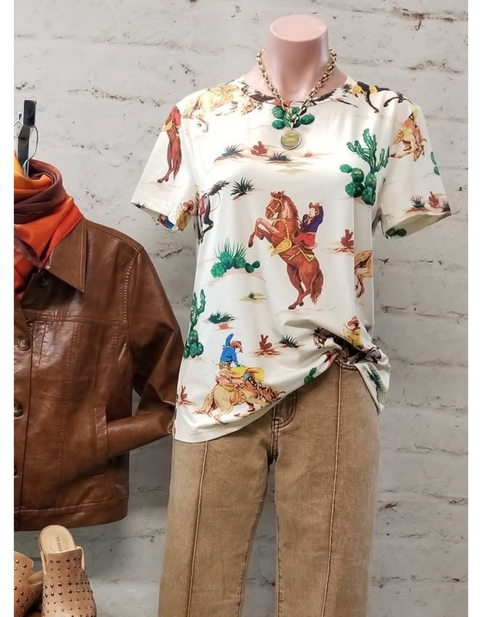 Cowboy Western Graphic Shirt
