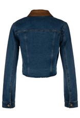 Kut from the Kloth / STS Blue KUT Kerry Cropped Jacket Contrast Collar - Affined