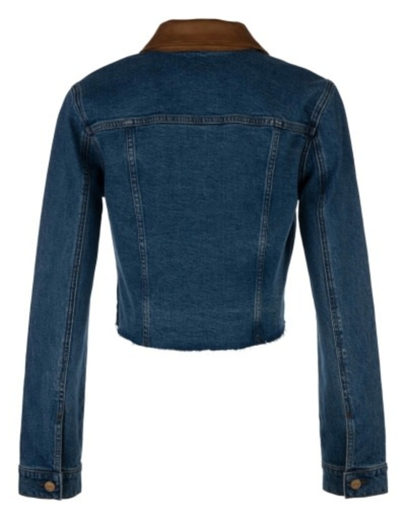 Kut from the Kloth / STS Blue KUT Kerry Cropped Jacket Contrast Collar - Affined