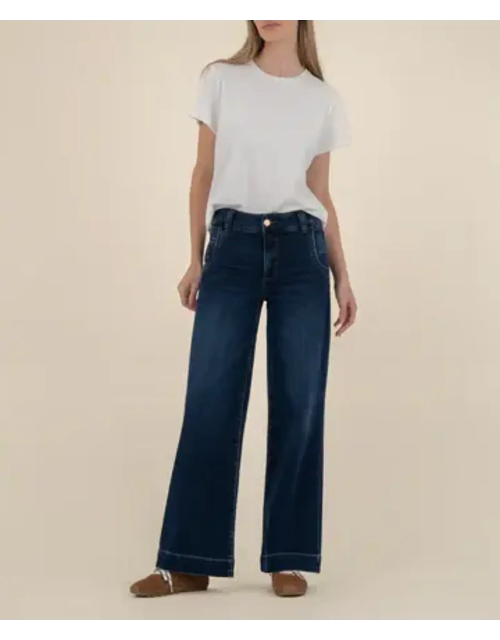 Kut from the Kloth / STS Blue KUT Meg High Rise Over Size Wide Stitch Jeans - Unequalled