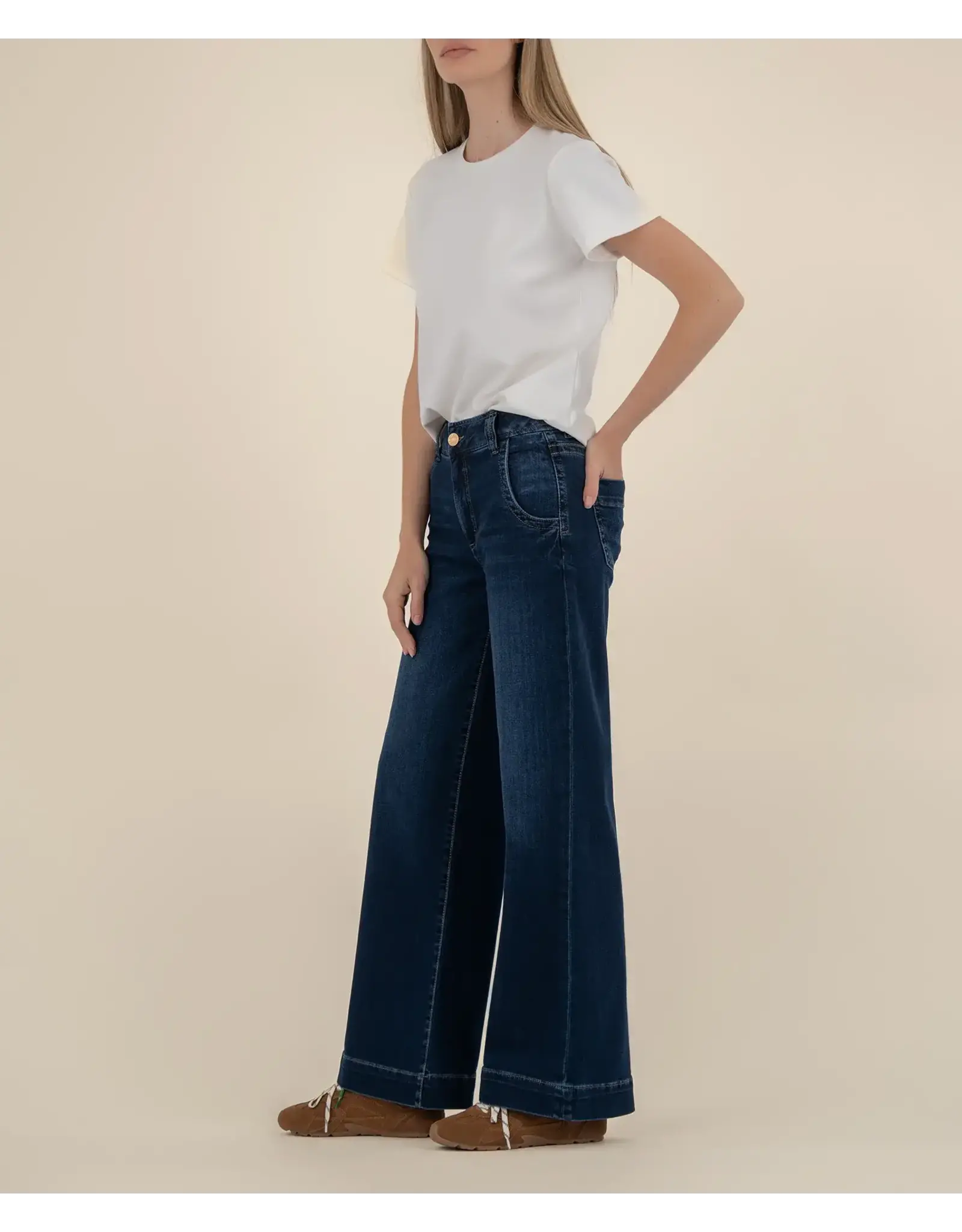 Kut from the Kloth / STS Blue KUT Meg High Rise Over Size Wide Stitch Jeans - Unequalled