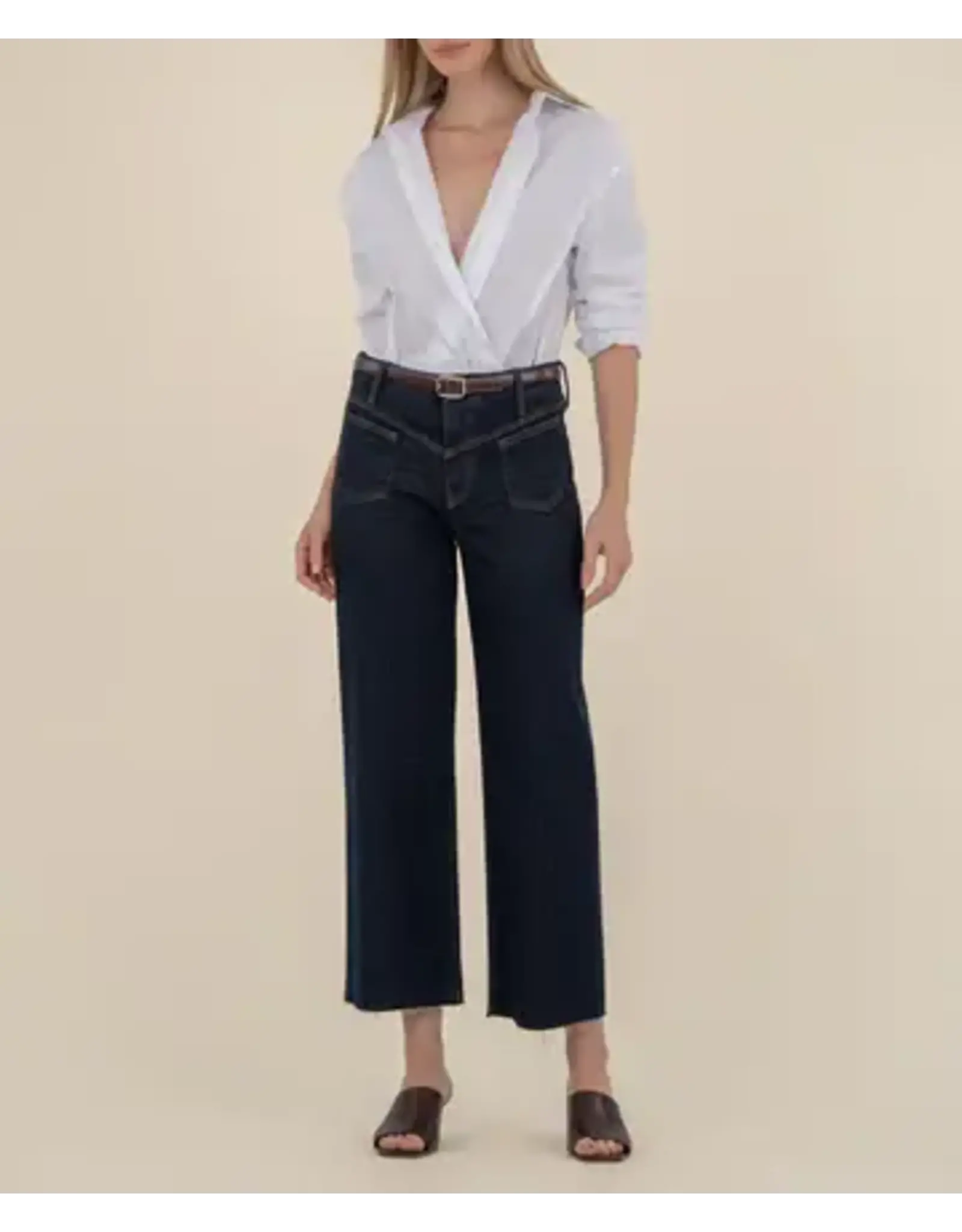 Kut from the Kloth / STS Blue KUT Charlotte High Rise Wide Leg Front Seam - Sustain