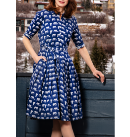 Dizzy Lizzie Mrs. Maisel Dress with Baby Elephants