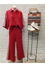 Hannah Half Sleeve Polo Sweatshirt