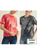 Silvi Sequin Sweater Top Silvi Sequin Sweater Top