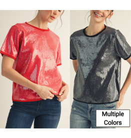 Silvi Sequin Sweater Top