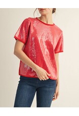 Silvi Sequin Sweater Top Silvi Sequin Sweater Top