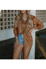 Leather Lux Pearl Snap Shirt