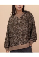 Cocoa Leopard Knit Casual Top