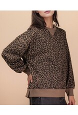 Cocoa Leopard Knit Casual Top