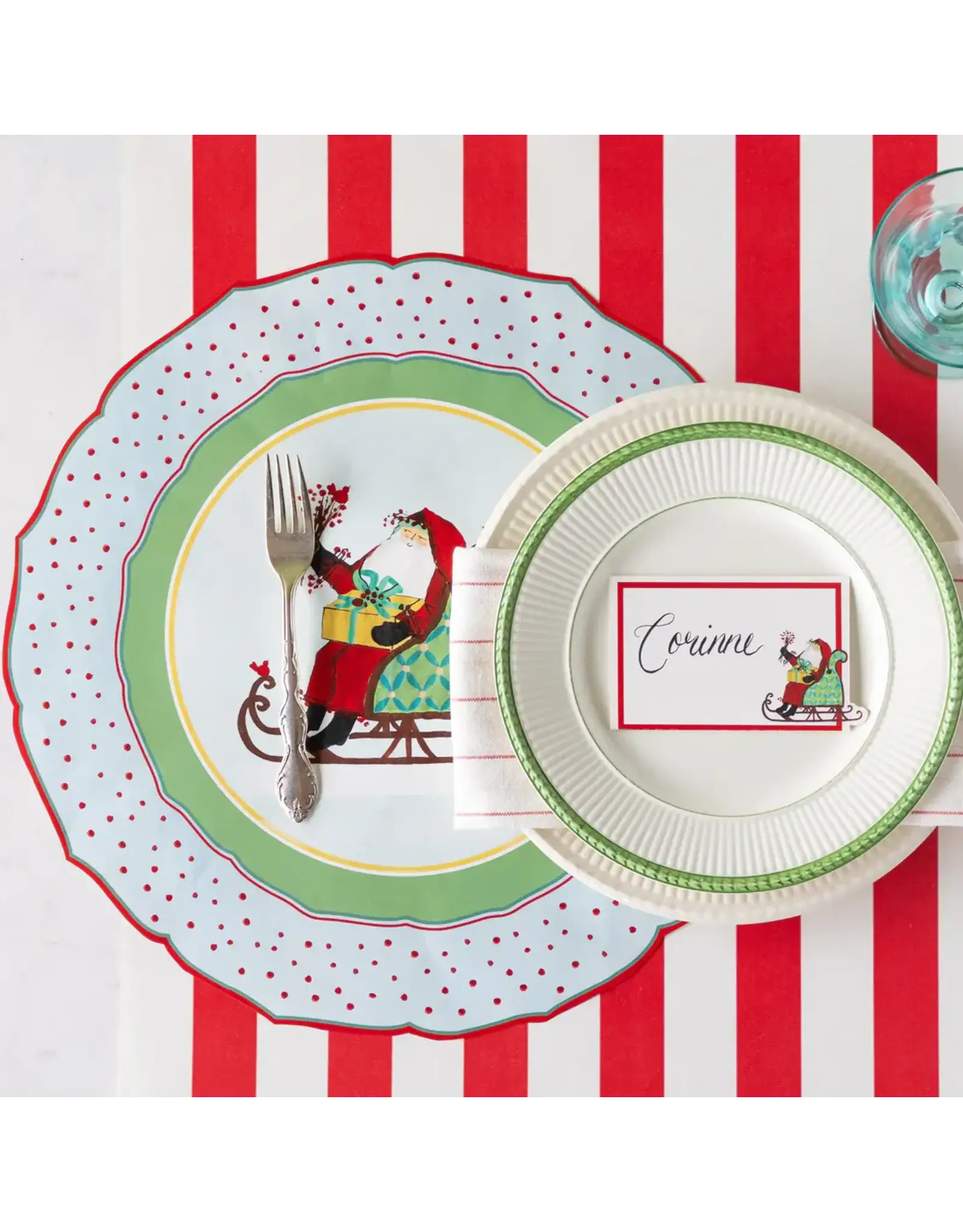 Hester & Cook Red Classic Stripe Runner