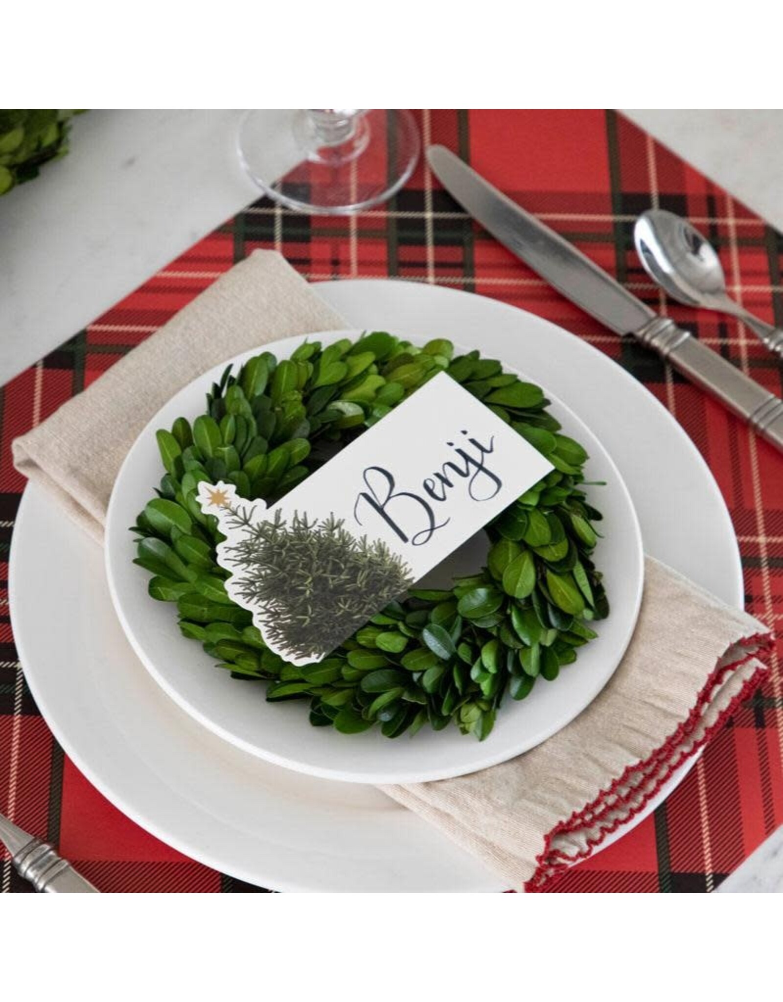 Hester & Cook Christmas Tree Place Card